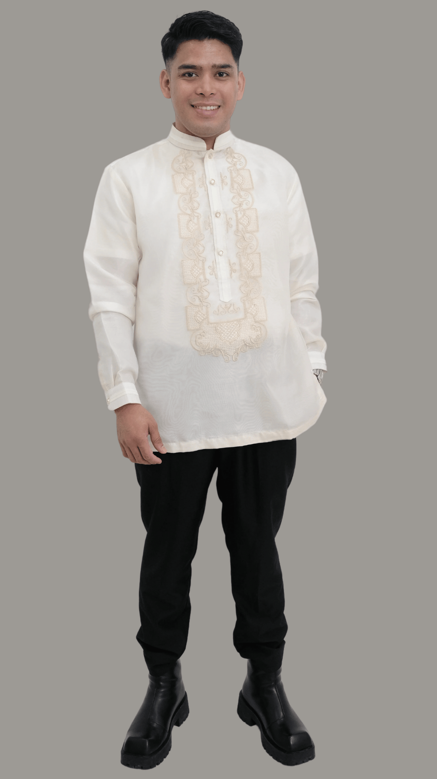 White Classic Barong Tagalog | Barong Republic