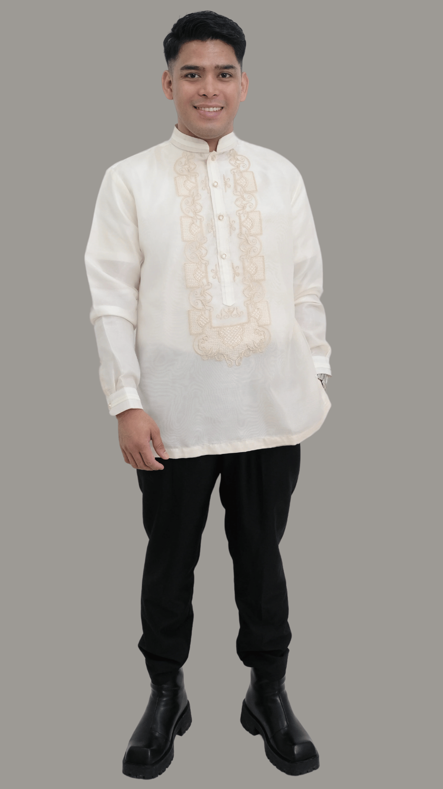 White Classic Barong Tagalog | Barong Republic