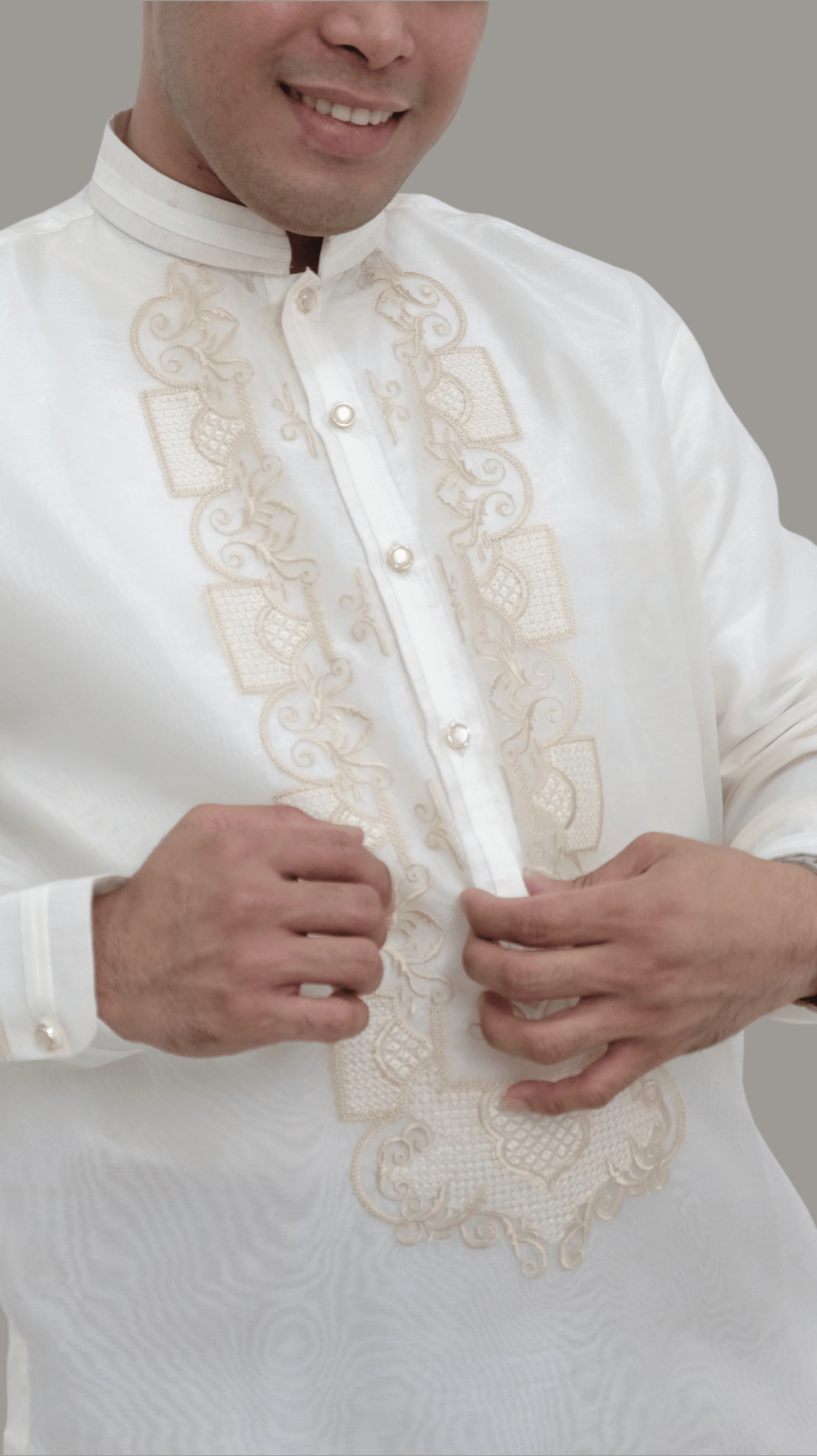 White Classic Barong Tagalog | Barong Republic