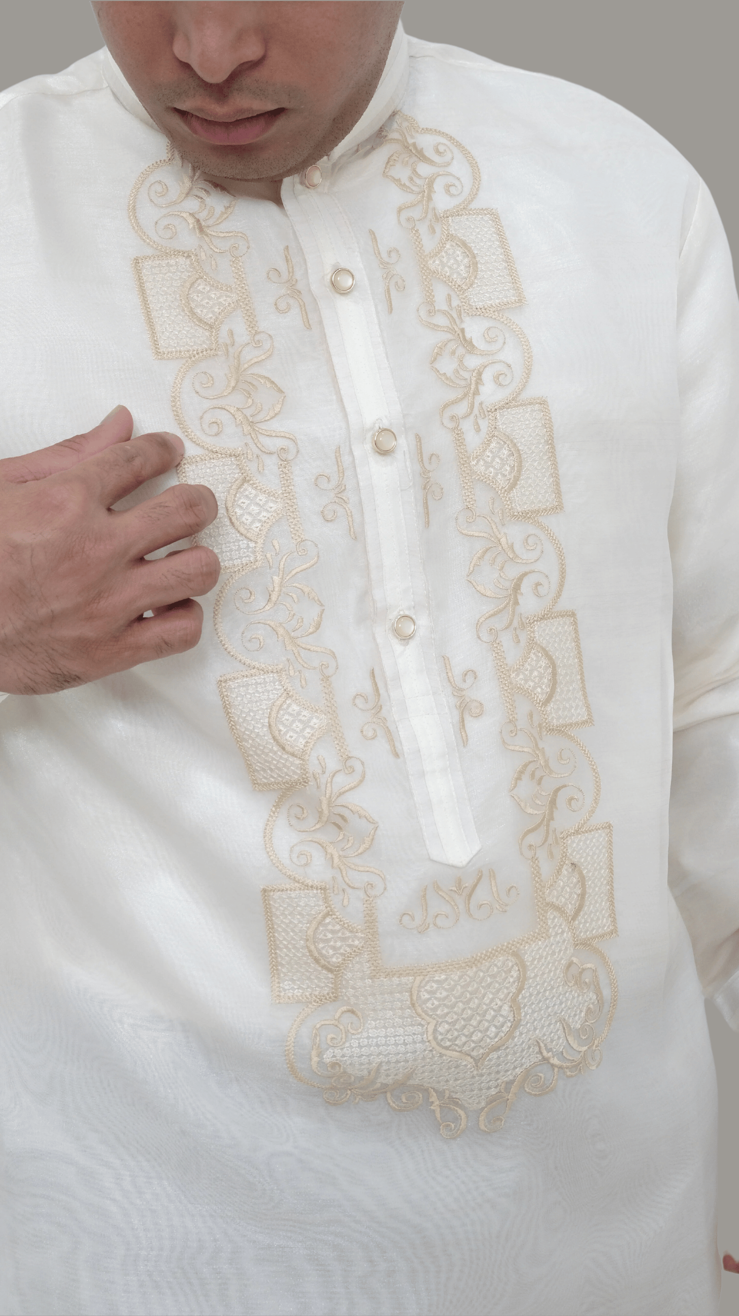 White Classic Barong Tagalog | Barong Republic