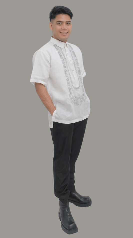 Classic White Cocoon Barong Tagalog | Barong Republic