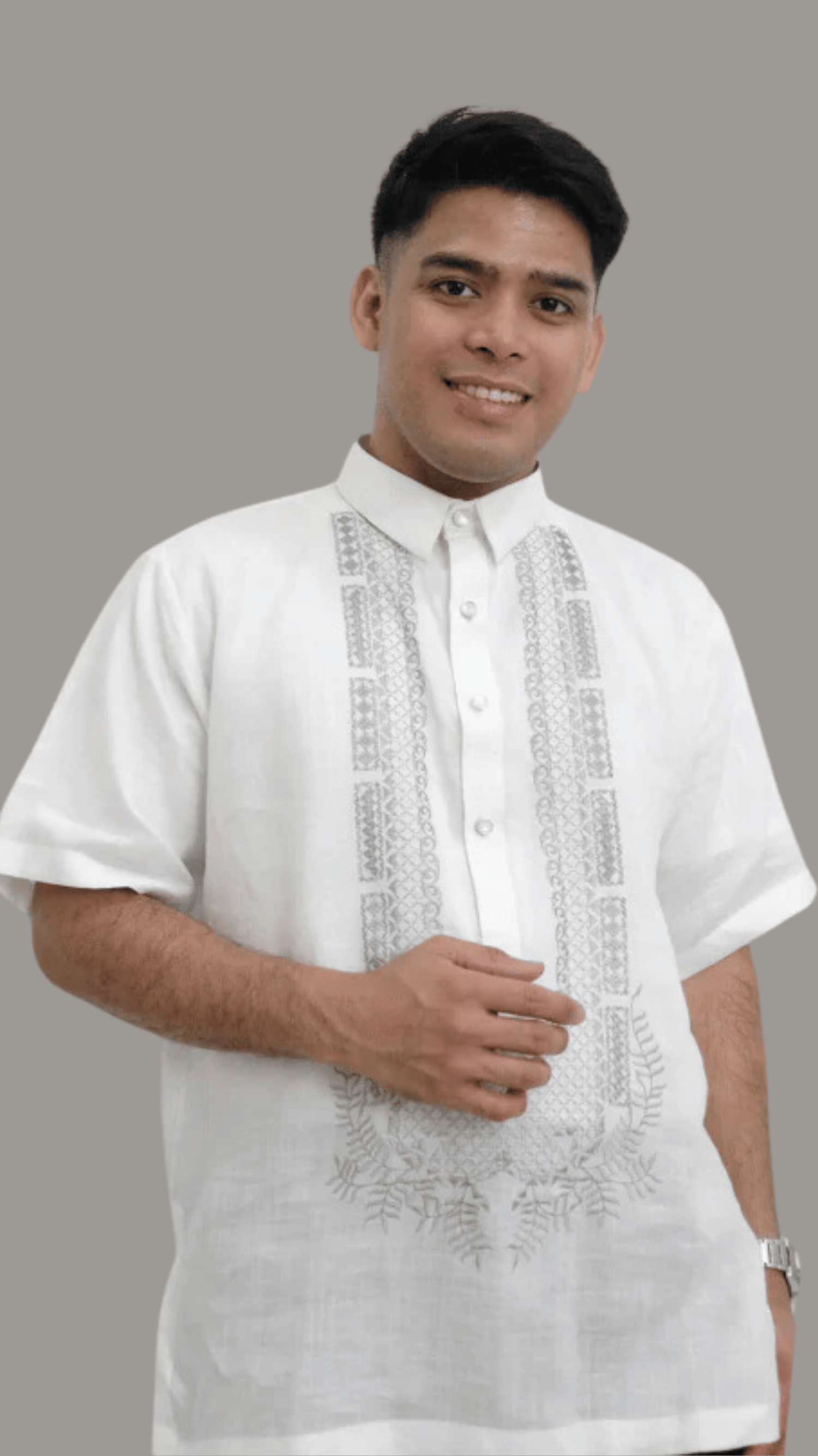 Men's Casual Premium Cocoon Barong Tagalog | Barong Republic