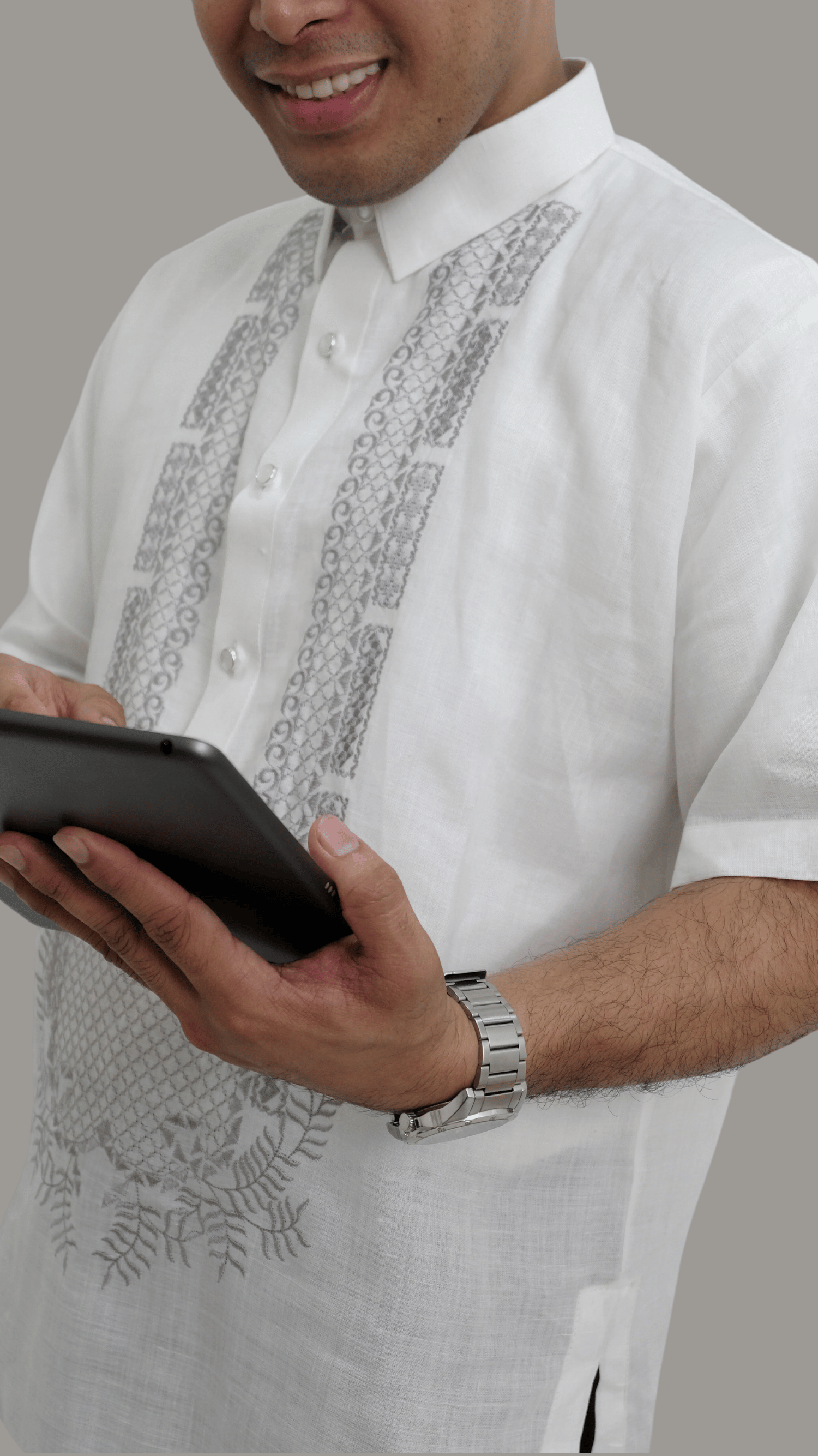 Men's Casual Premium Cocoon Barong Tagalog | Barong Republic