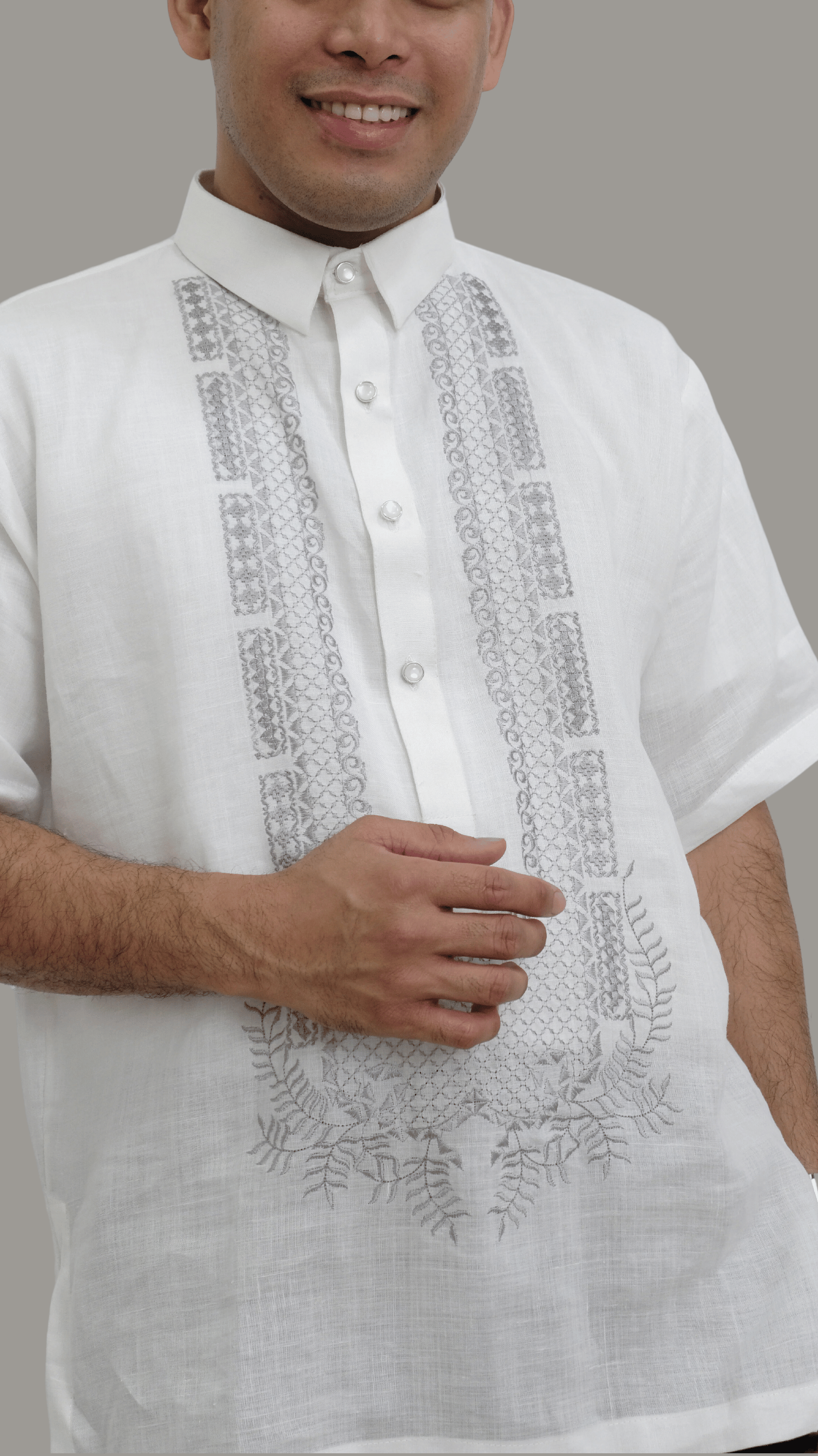 Men's Casual Premium Cocoon Barong Tagalog | Barong Republic