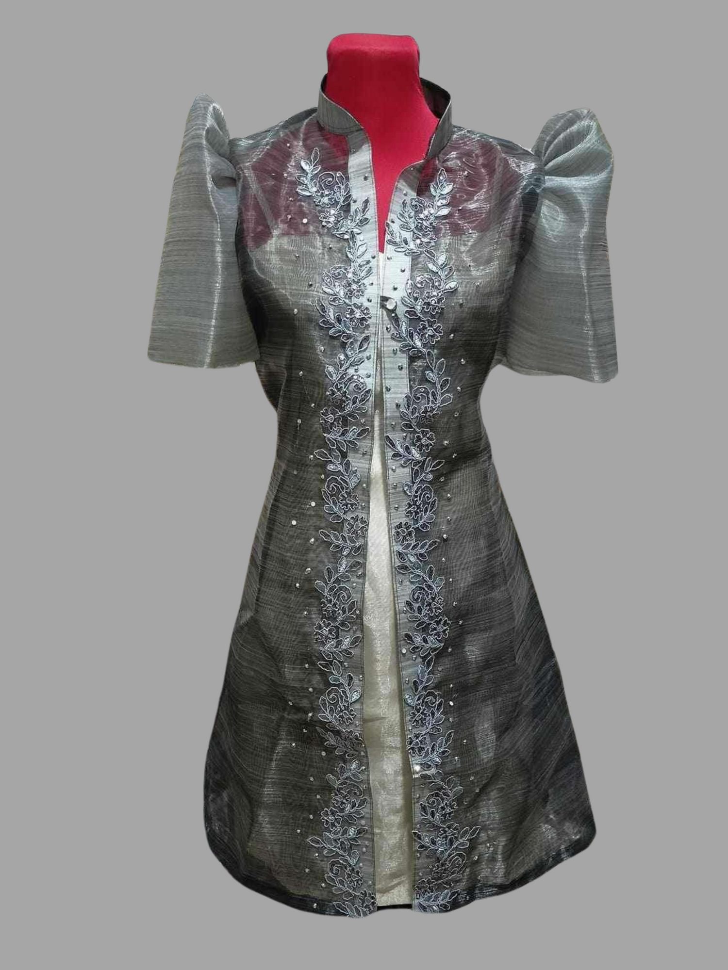 Organza Barong Dress with Inner | Barong Republic